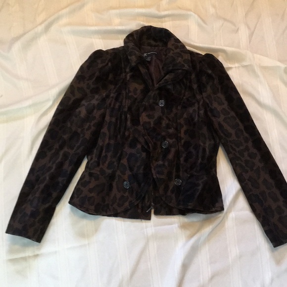 Macy's Jackets & Blazers - Inc Cheetah print blazer